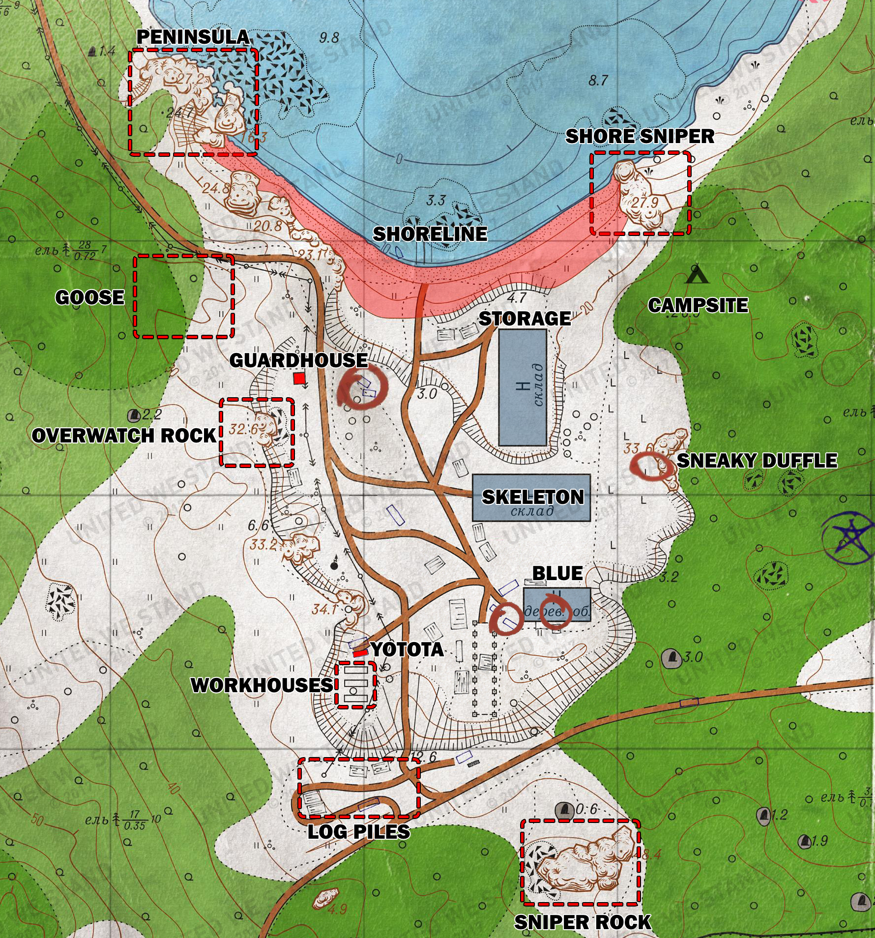 Woods Map Comprehensive Guide - Player Resources - United ...